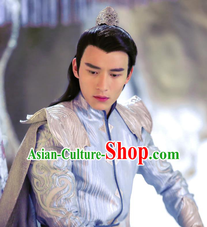 Chinese Ancient Swordsman King Clothing Historical Drama The Legend of Zu Costume for Men