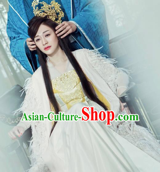 Chinese Ancient Elder Princess of Qing Historical Drama Qing Yu Nian Joy of Life Costume and Headpiece Complete Set