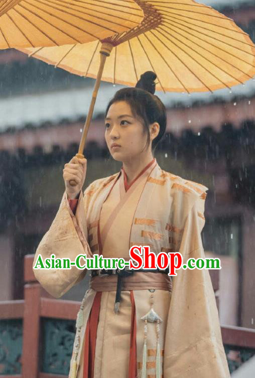 Chinese Ancient Palace Physician Tian Qi Dress Historical Drama Dr Cutie Costume and Headpiece for Women