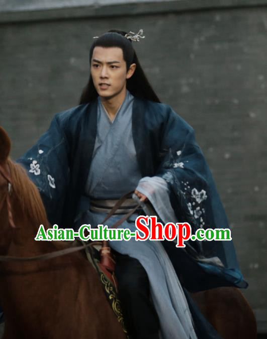 Chinese Ancient Prince Clothing and Headwear Drama Oh My Emperor Swordsman Beitang Moran Costumes for Men