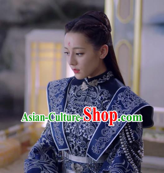 Chinese Ancient Queen Drama Sansheng Sanshi Pillow Eternal Love of Dream Bai Fengjiu Wedding Costumes Complete Set