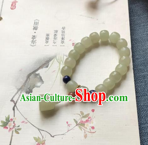 Chinese Ancient Hanfu Jade Accessories Jade Bracelet Jewelry Wristlet