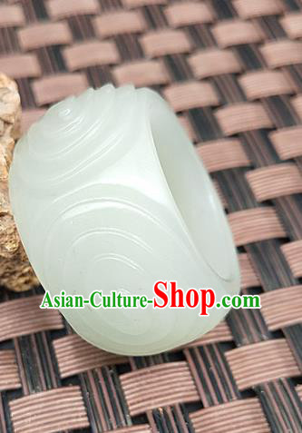 Chinese Ancient Hanfu Jade Ring Finger Annulus Accessories Jade Jewelry