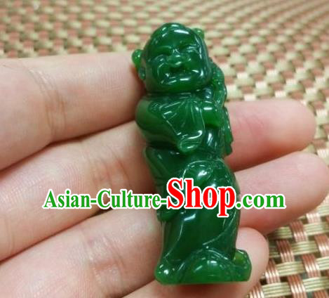 Chinese Ancient Carving Jade Accessories Jade Handgrip Hetian Jade Craft Pendant