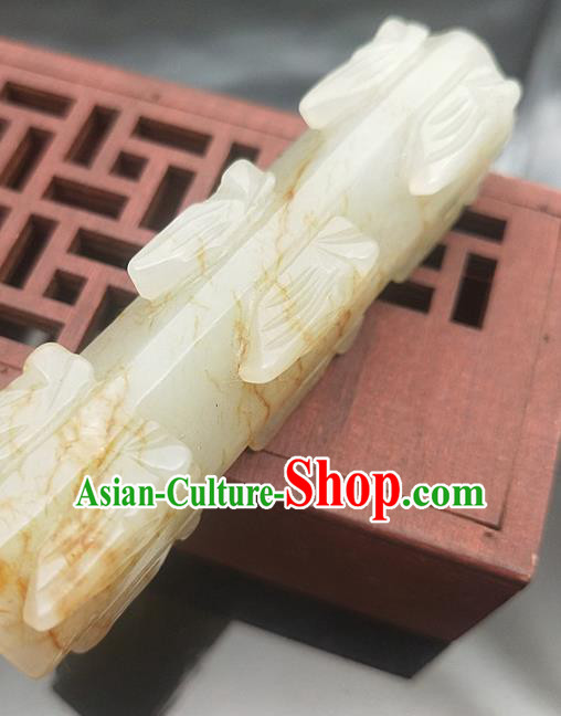 Chinese Handmade Jade Accessories Handgrip Craft Jade Jewelry Carving Jade Pendant