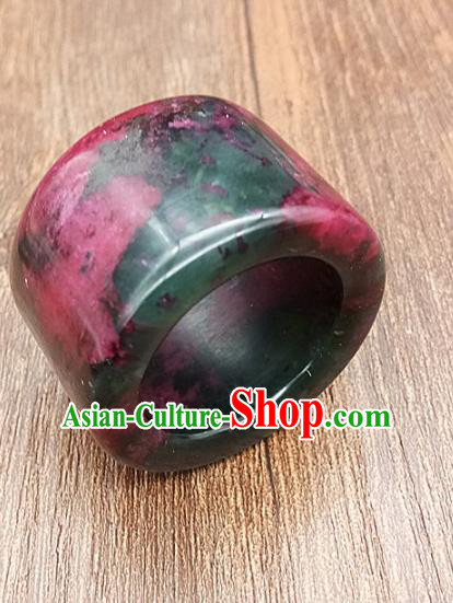 Chinese Ancient Men Hanfu Ring Jade Jewelry Jade Finger Accessories