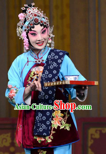Chinese the Wandering Dragon Toys with the Phoenix Costumes Traditional Peking Opera Apparel Li Fengjie Garment and Headwear