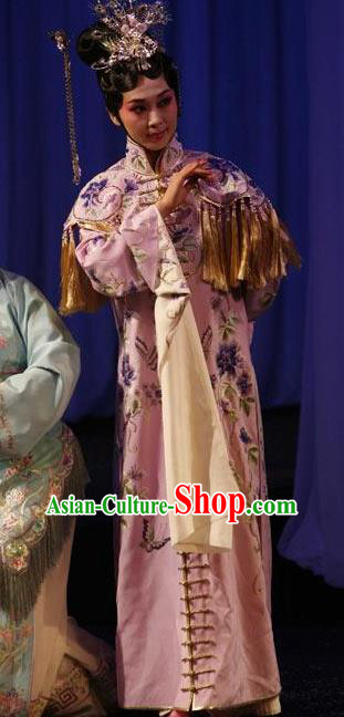 Chinese Kun Opera Patrician Female The Fragrant Companion Apparels Costumes Peking Opera Hua Tan Noble Lady Dress Garment and Headdress