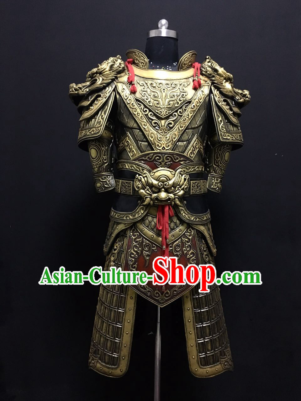 Chinese Han Dynasty Soldier Armor Apparels Historical Costumes Ancient General Armor Suits