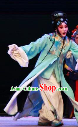 Chinese Kun Opera Actress Ying Ling Apparels Costumes and Headpieces  Romance Juliet Kunqu Opera Hua Tan Diva Dress Garment