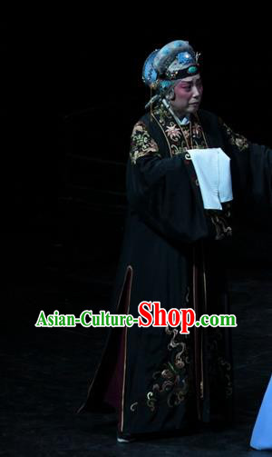 Chinese Kun Opera Noble Dame Garment Apparels Costumes and Headdress Dream of Red Mansions Kunqu Opera Dowager Countess Jia Dress