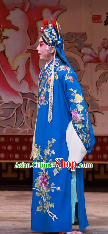 Chun Gui Meng Chinese Peking Opera Xiaosheng Garment Costumes and Headwear Beijing Opera Young Male Apparels Takefu Wang Hui Clothing