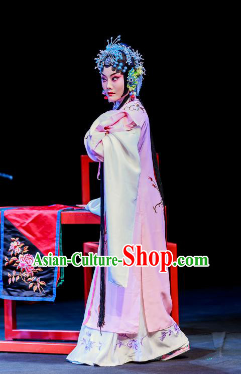Chinese Beijing Opera Actress Garment Six Chapters of A Floating Life Costumes and Hair Accessories Traditional Peking Opera Hua Tan Dress Diva Yun Niang Apparels