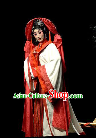 Chinese Sichuan Opera Hua Tan Costumes and Hair Accessories Yu Hai Kuang Chao Traditional Peking Opera Actress Dress Young Female Apparels
