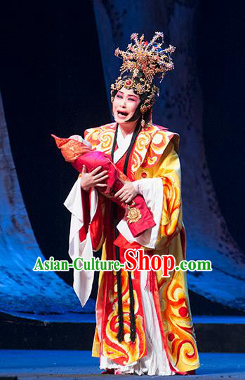 Chinese Sichuan Opera Court Princess Costumes and Hair Accessories Hui Lan Ji Traditional Peking Opera Actress Dress Rani Apparels