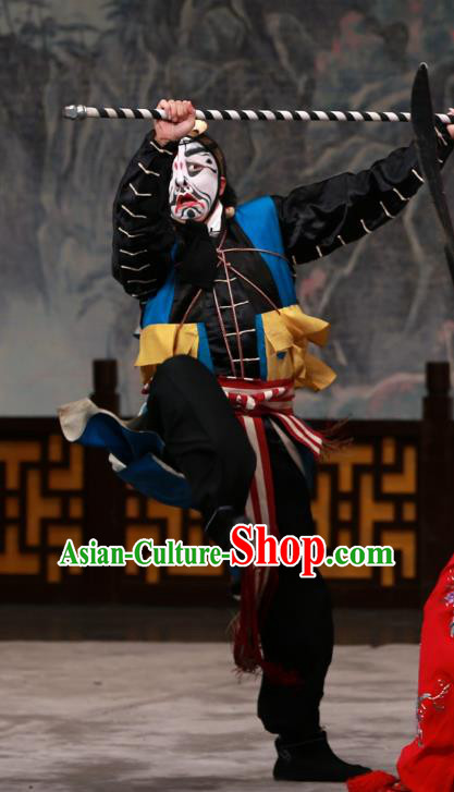 Sister Thirteen Chinese Peking Opera Takefu Garment Costumes and Headwear Beijing Opera Martial Man Apparels Clothing