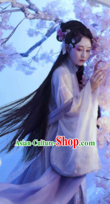 Chinese Traditional Ming Dynasty Apparels Noble Female Historical Costumes Ancient Patrician Lady Hanfu Dress for Women