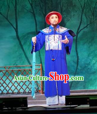 Zhuang Yuan Lin Zhaotang Chinese Guangdong Opera Minister Apparels Costumes and Headwear Traditional Cantonese Opera Official Garment Qing Dynasty Clothing