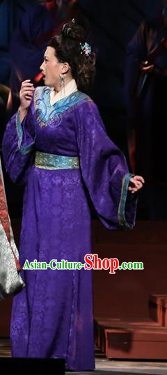 Chinese Historical Drama King of Nanyue Ancient Countess Garment Costumes Traditional Stage Show Rani Dress Han Dynasty Apparels and Headpieces