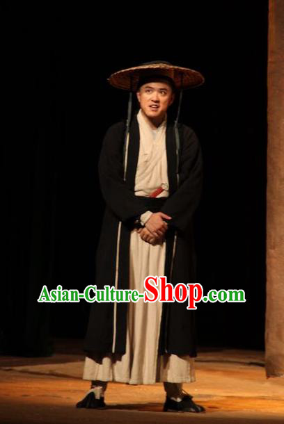 Chinese Traditional Ming Dynasty Swordsman Zhuo Huaian Clothing Stage Performance Historical Drama New Dragon Inn Apparels Costumes Ancient Kawaler Garment and Headwear