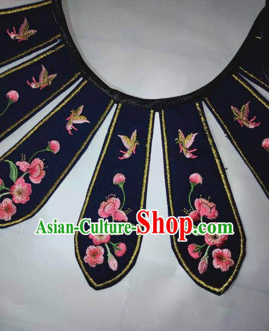 Chinese Traditional Embroidery Craft Embroidered Shoulder Accessories Embroidered Navy Cloud Shoulder