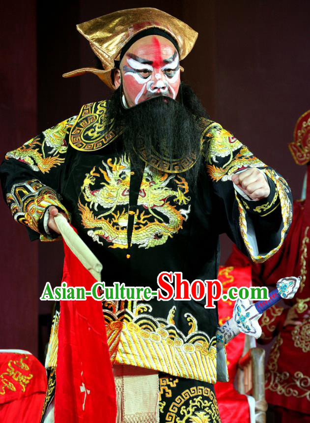 Yang He Tang Chinese Sichuan Opera Takefu Apparels Costumes and Headpieces Peking Opera Highlights Wusheng Garment Martial Male Clothing