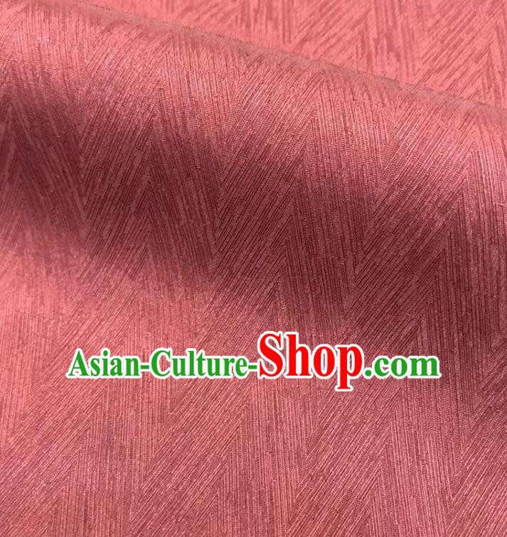 Top Quality Chinese Maroon Satin Fabric Traditional Asian Hanfu Dress Cloth Silk Material Traditional Jacquard Tapestry