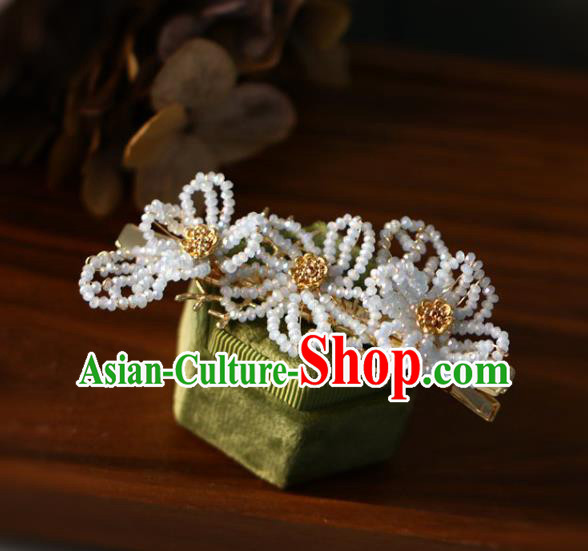 Handmade Retro Wedding Beads Hair Claw Top Grade Hair Accessories Hair Stick Hair Pin for Women