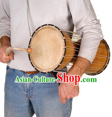 Africa Traditional Musical Instruments African Primitive Tribe Talking Drum Sheepskin Drums