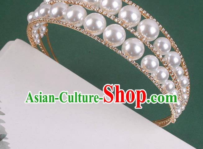 Europe Wedding Princess Headband Elegant Hair Accessories Bride Royal Crown