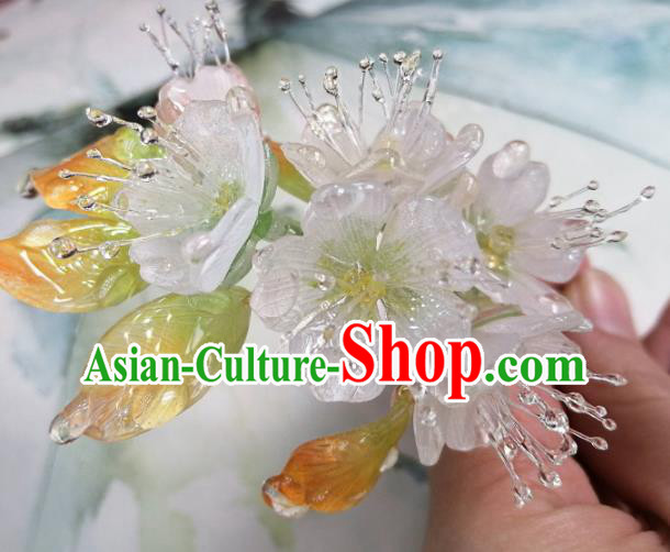 China Classical Hanfu Pear Blossom Hairpin Traditional Ming Dynasty Princess Hair Stick