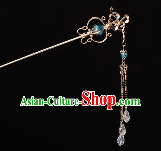 Traditional China Hanfu Hair Stick Ancient Princess Tassel Hairpin