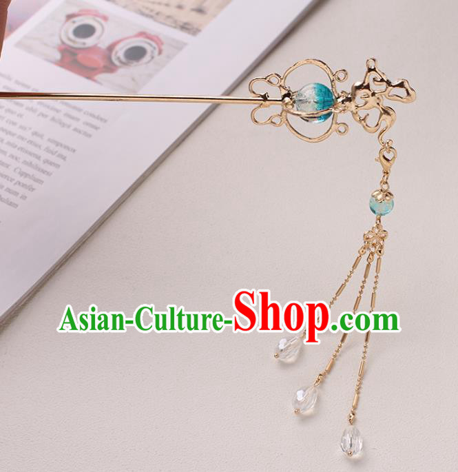 Traditional China Hanfu Hair Stick Ancient Princess Tassel Hairpin