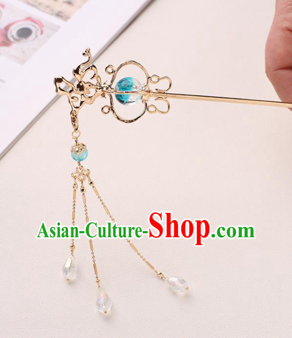 Traditional China Hanfu Hair Stick Ancient Princess Tassel Hairpin