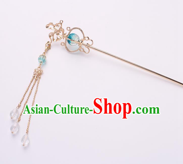 Traditional China Hanfu Hair Stick Ancient Princess Tassel Hairpin