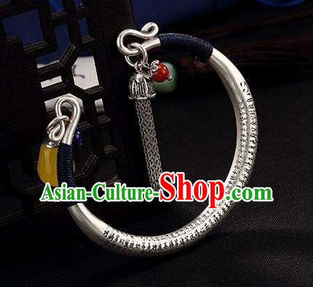China Handmade Ceregat Bracelet Accessories Traditional Silver Bangle Jewelry