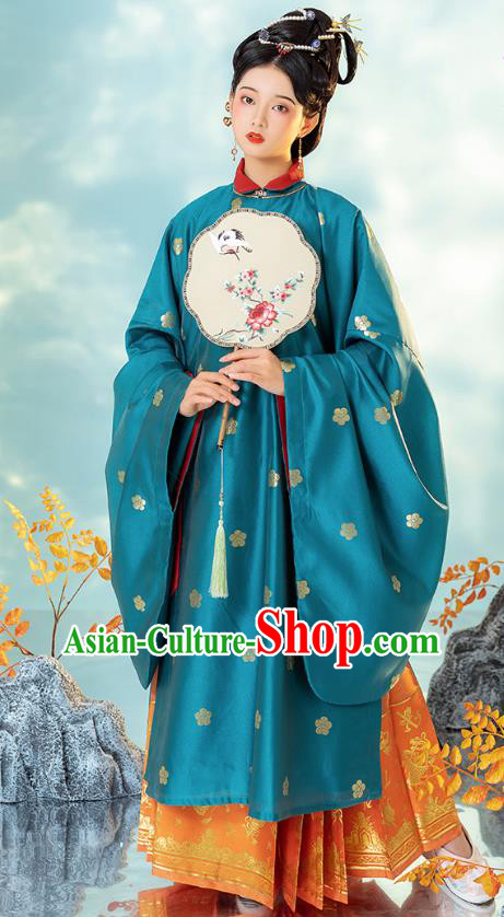 China Traditional Ming Dynasty Imperial Mistress Historical Clothing Ancient Noble Beauty Hanfu Costumes