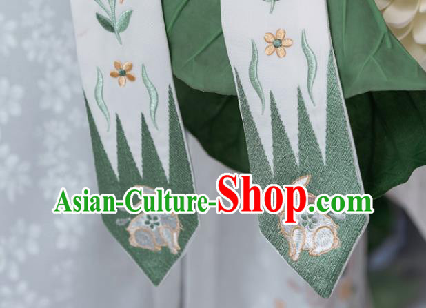 China Traditional Hanfu Dress Ancient Ming Dynasty Palace Lady Historical Clothing Full Set