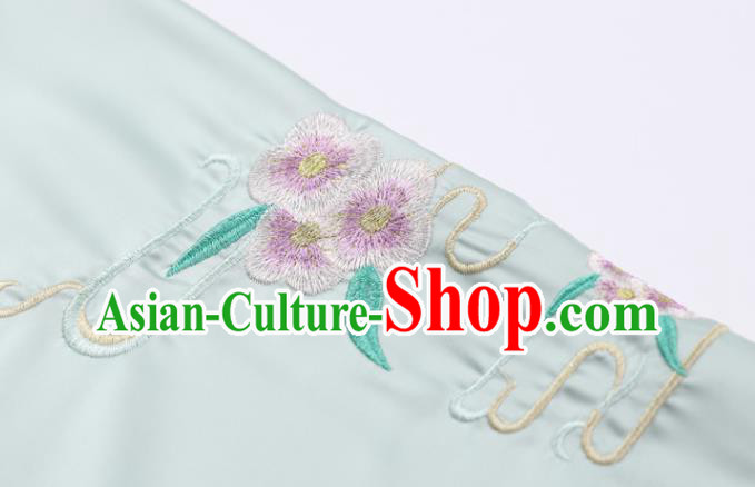 China Ancient Court Beauty Embroidered Hanfu Clothing Traditional Ming Dynasty Historical Costumes