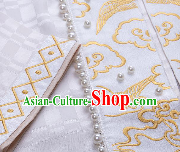 China Ancient Palace Lady Hanfu Costume Traditional Song Dynasty Court Princess Historical Clothing