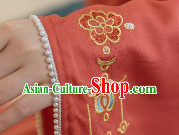 Ancient China Noble Mistress Hanfu Clothing Traditional Ming Dynasty Imperial Concubine Historical Costumes