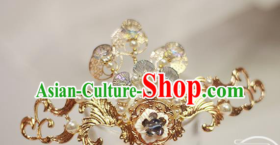 Chinese Cosplay Hair Accessories Traditional Hanfu Scale Hair Crown