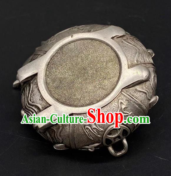 andmade Chinese Carving Pi Xiu Censer Ornaments Traditional Brass Incense Burner Accessories