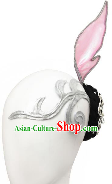 Traditional China Classical Dance Wig Chignon Fan Dance Fish Dance Hair Accessories