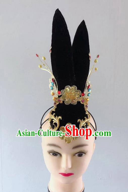 China Traditional Classical Dance Headwear Flying Apsaras Dance Hair Accessories