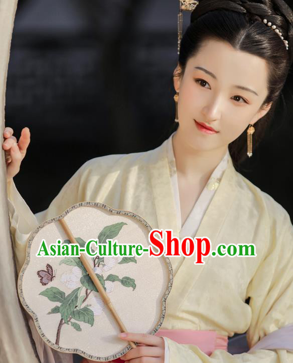 China Ancient Noblewoman Clothing Traditional Hanfu Dress Song Dynasty Royal Countess Historical Costume