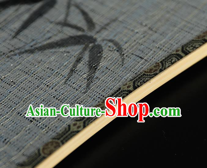 China Ink Painting Bamboo Silk Fan Handmade Fans Traditional Hanfu Palace Fan