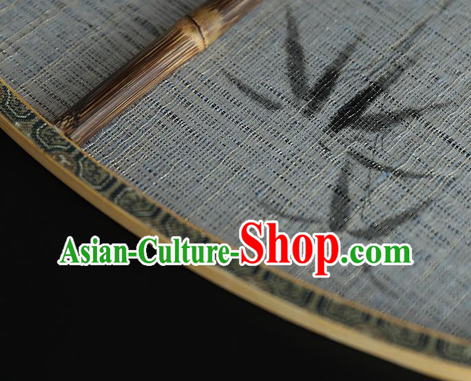 China Ink Painting Bamboo Silk Fan Handmade Fans Traditional Hanfu Palace Fan