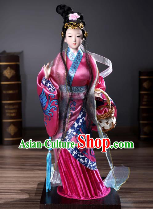 Handmade Traditional China Beijing Silk Figurine - Beauty Xi Shi