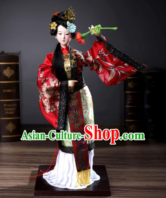 Handmade Traditional China Beijing Silk Figurine A Dream in Red Mansions the Twelve Hairpins of Jinling - Shi Xiangyun